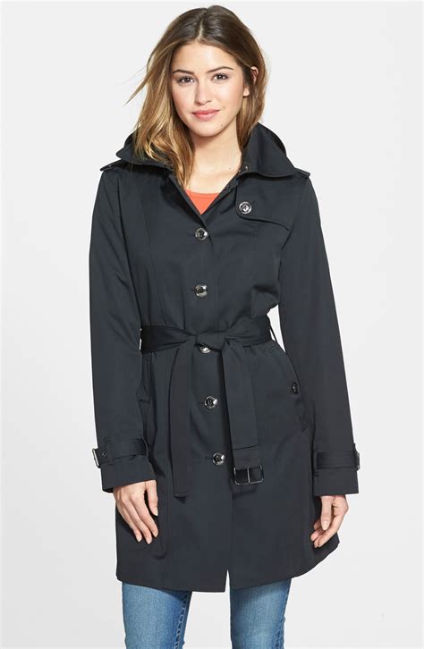 michael kors single breasted coat.